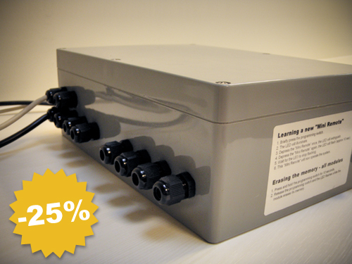 le bo&icirc;tier de contr&ocirc;le des lumi&egrave;res