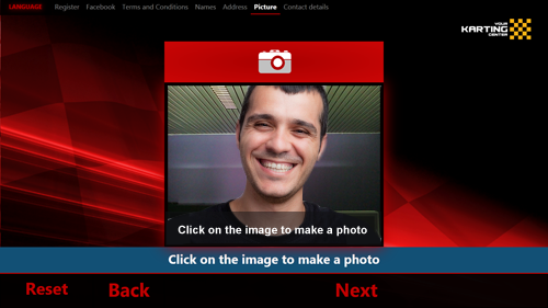 Facebook integration in the Kiosk software!